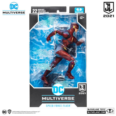 "DC Comics" DC Multiverse 7 Inch Action Figure #116 Flash (Speed Force)ㅤ – McFarlane Toys – ActionFigureBrasil — com base expositora