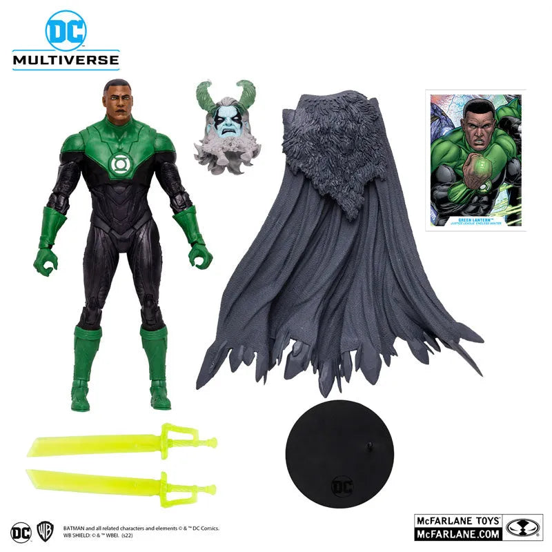 DC Comics - DC Multiverse: 7 Inch Action Figure - #135 Green Lantern (John Stewart) [Comic / Justice League: Endless Winter]ㅤ – McFarlane Toys – ActionFigureBrasil