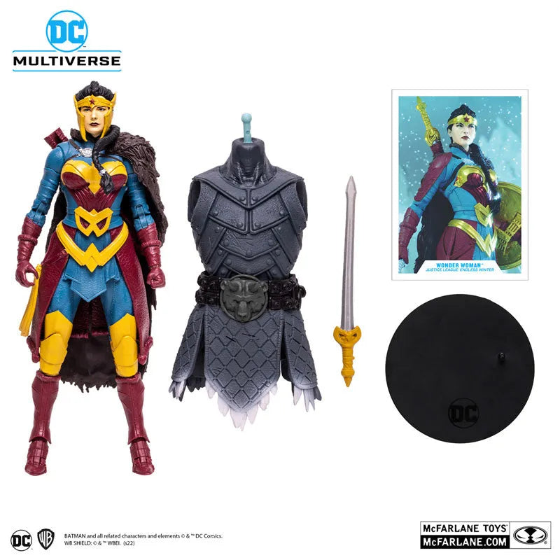 DC Comics - DC Multiverse: 7 Inch Action Figure - #136 Wonder Woman [Comic / Justice League: Endless Winter]ㅤ – McFarlane Toys – ActionFigureBrasil