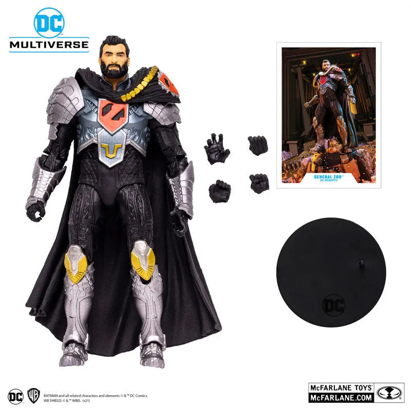 DC Comics - DC Multiverse: 7 Inch Action Figure - #137 General Zod [Comic / DC Rebirth]ㅤ – McFarlane Toys – ActionFigureBrasil