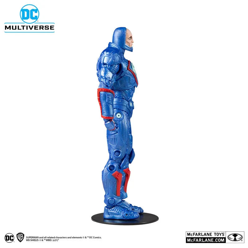 DC Comics - DC Multiverse: 7 Inch Action Figure - #146 Lex Luthor in Armor (Bule Suit) [Comic / Justice League: The Darkseid War]ㅤ – McFarlane Toys – ActionFigureBrasil