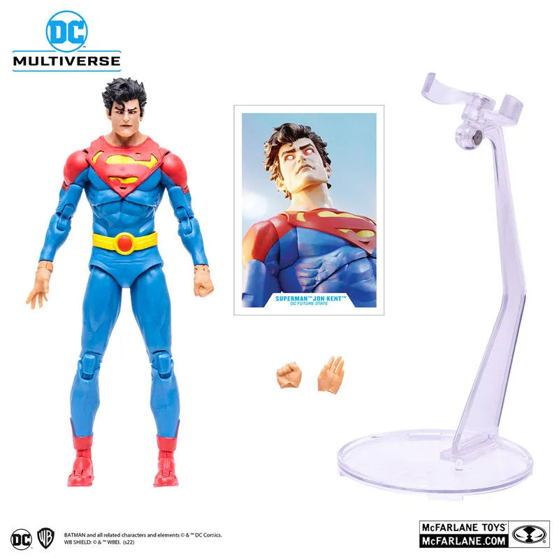 DC Comics - DC Multiverse: 7 Inch Action Figure - #151 Superman (Jon Kent) [Comic / DC Future State]ㅤ – McFarlane Toys – ActionFigureBrasil