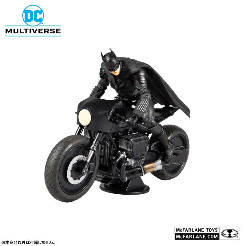 DC Comics - DC Multiverse: Vehicle - Batcycle [Movie / The Batman]ㅤ – McFarlane Toys – ActionFigureBrasil