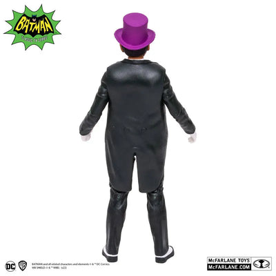 "DC Comics"DC Retro 6 Inch, Action Figure #10 Penguin "Batman 1966 TV Series"ㅤ – McFarlane Toys – ActionFigureBrasil — com base expositora