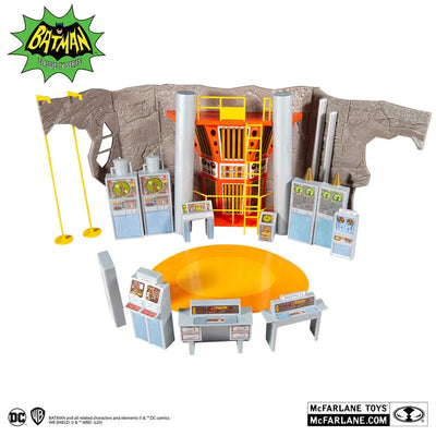 "DC Comics" DC Retro: Playset - Batcave [TV "Batman 1966 TV Series"]ㅤ – McFarlane Toys – ActionFigureBrasil