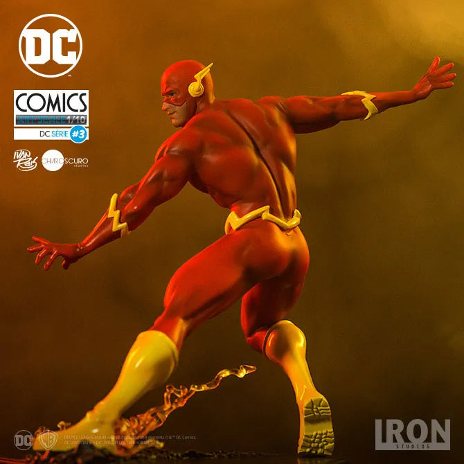 DC Comics - Flash 1/10 Art Scale Statueㅤ – Iron Studios – ActionFigureBrasil