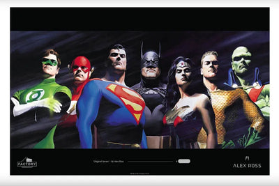 DC Comics - Justice League Original 7 by Alex Ross Fineart Sculptureㅤ – Factory Entertainment – ActionFigureBrasil — close