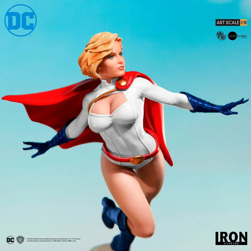 DC Comics / Powergirl 1/10 Art Scale Statueㅤ – Iron Studios – ActionFigureBrasil