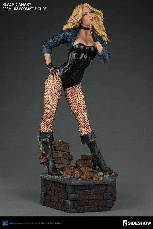 DC Comics - Premium Format Figure: Black Canaryㅤ – Sideshow Collectibles – ActionFigureBrasil