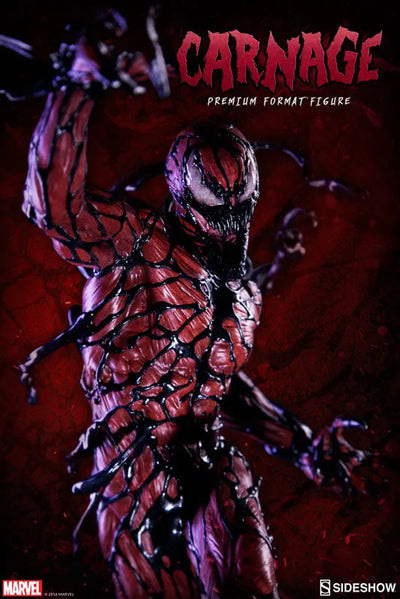 "DC Comics" Premium Format Figure: Carnageㅤ – Sideshow Collectibles – ActionFigureBrasil