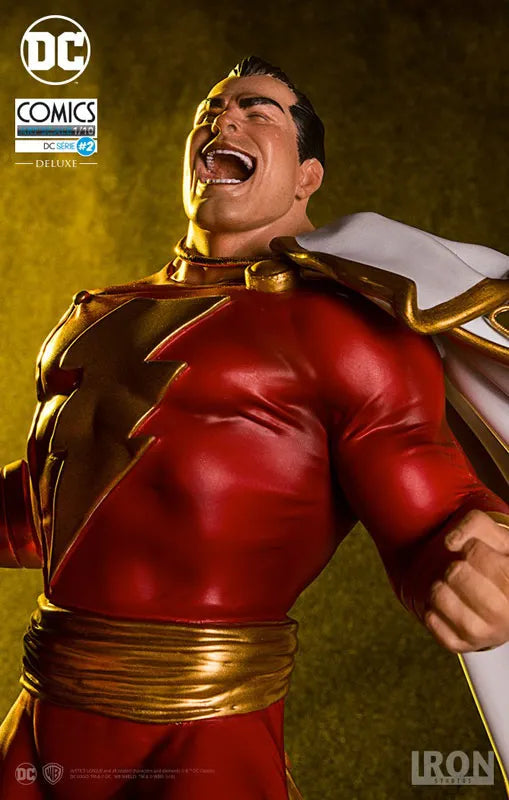 DC Comics - Shazam & Billy Batson 1/10 Art Scale Statueㅤ – Iron Studios – ActionFigureBrasil