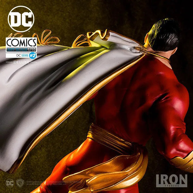 DC Comics - Shazam & Billy Batson 1/10 Art Scale Statueㅤ – Iron Studios – ActionFigureBrasil