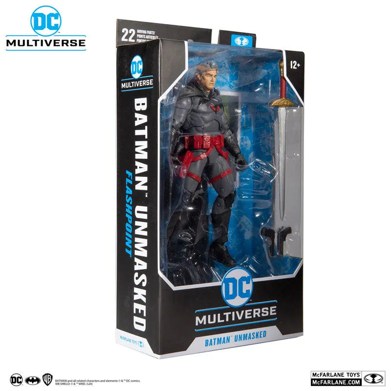 DC Multiverse 7 Inch, Action Figure #052 Batman (No Mask) [Comic/Flashpoint]ㅤ – McFarlane Toys – ActionFigureBrasil