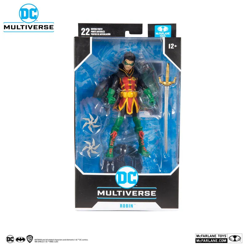 DC Multiverse 7 Inch Action Figure Robin (Damian Wayne) [Comic/Teen Titans]ㅤ – McFarlane Toys – ActionFigureBrasil