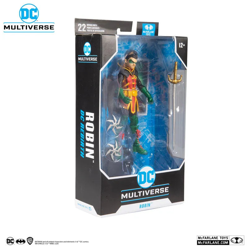 DC Multiverse 7 Inch Action Figure Robin (Damian Wayne) [Comic/Teen Titans]ㅤ – McFarlane Toys – ActionFigureBrasil