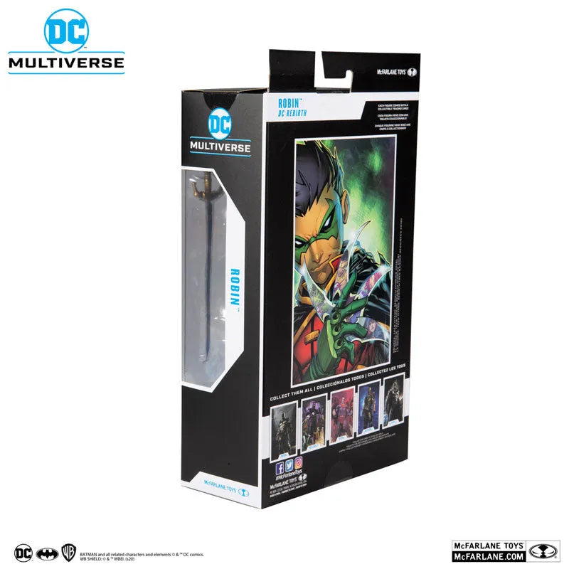 DC Multiverse 7 Inch Action Figure Robin (Damian Wayne) [Comic/Teen Titans]ㅤ – McFarlane Toys – ActionFigureBrasil