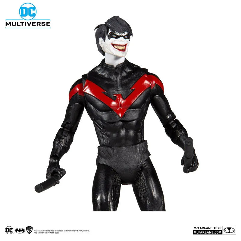 DC Multiverse Action Figure #050 Nightwing, Joker [Comic/Death of the Family]ㅤ – McFarlane Toys – ActionFigureBrasil