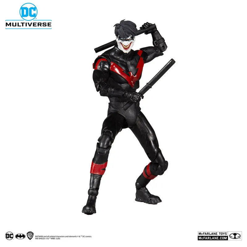 DC Multiverse Action Figure #050 Nightwing, Joker [Comic/Death of the Family]ㅤ – McFarlane Toys – ActionFigureBrasil