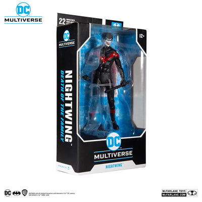 DC Multiverse Action Figure #050 Nightwing, Joker [Comic/Death of the Family]ㅤ – McFarlane Toys – ActionFigureBrasil — com base expositora