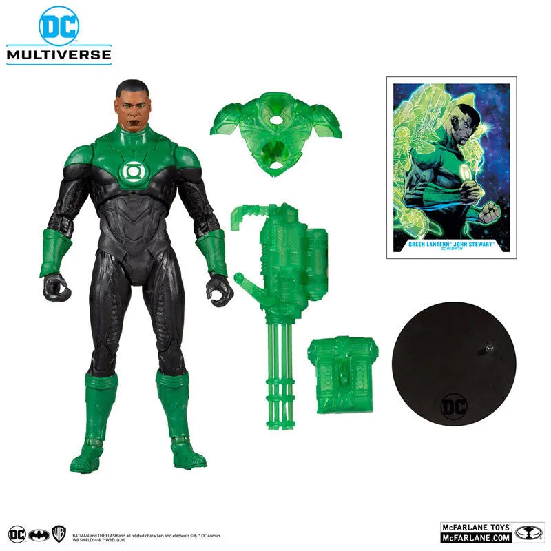 DC Multiverse Action Figure #053 Green Lantern (John Stewart) [Comic/DC Rebirth]ㅤ – McFarlane Toys – ActionFigureBrasil