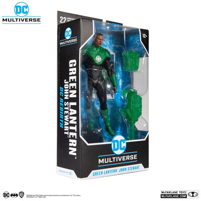 DC Multiverse Action Figure #053 Green Lantern (John Stewart) [Comic/DC Rebirth]ㅤ – McFarlane Toys – ActionFigureBrasil — com base expositora