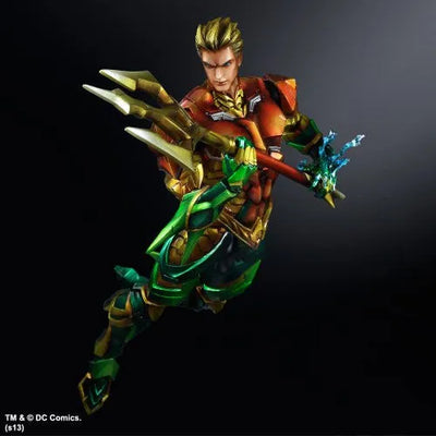 DC Universe - Aquaman - Play Arts Kai - Variant Play Arts Kai - Variant (Square Enix)ㅤ – Square Enix – ActionFigureBrasil — embalagem