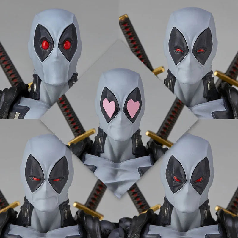 Deadpool - Amazing Yamaguchi No.025EX - Ver.2.0, X-FORCE color ver. (Kaiyodo)ㅤ – Kaiyodo – ActionFigureBrasil