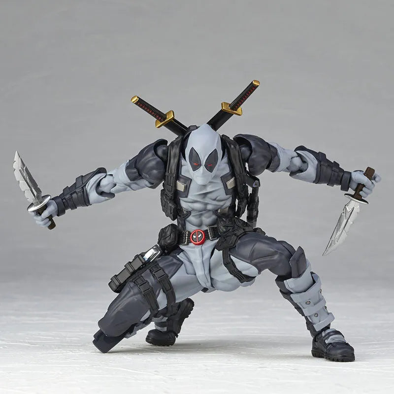 Deadpool - Amazing Yamaguchi No.025EX - Ver.2.0, X-FORCE color ver. (Kaiyodo)ㅤ – Kaiyodo – ActionFigureBrasil