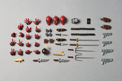Deadpool - Amazing Yamaguchi - Revoltech - Ver. 2.5 (Kaiyodo)ㅤ – Kaiyodo – ActionFigureBrasil — iluminação de estúdio