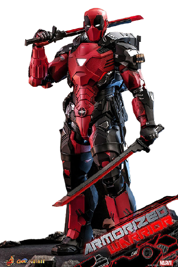 Deadpool - Comic Masterpiece Diecast - Marvel Comics - 1/6- Armorized Warrior Collection - Armorized Deadpool (Hot Toys)ㅤ – Hot Toys – ActionFigureBrasil