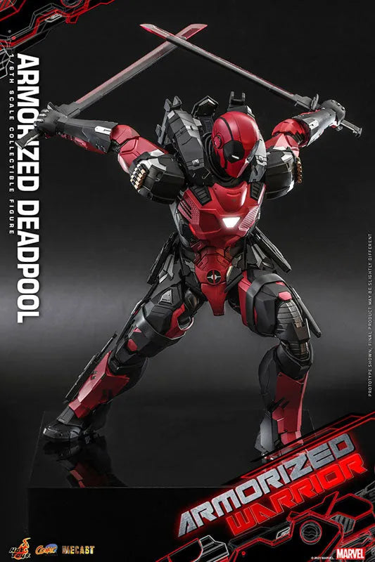 Deadpool - Comic Masterpiece Diecast - Marvel Comics - 1/6- Armorized Warrior Collection - Armorized Deadpool (Hot Toys)ㅤ – Hot Toys – ActionFigureBrasil