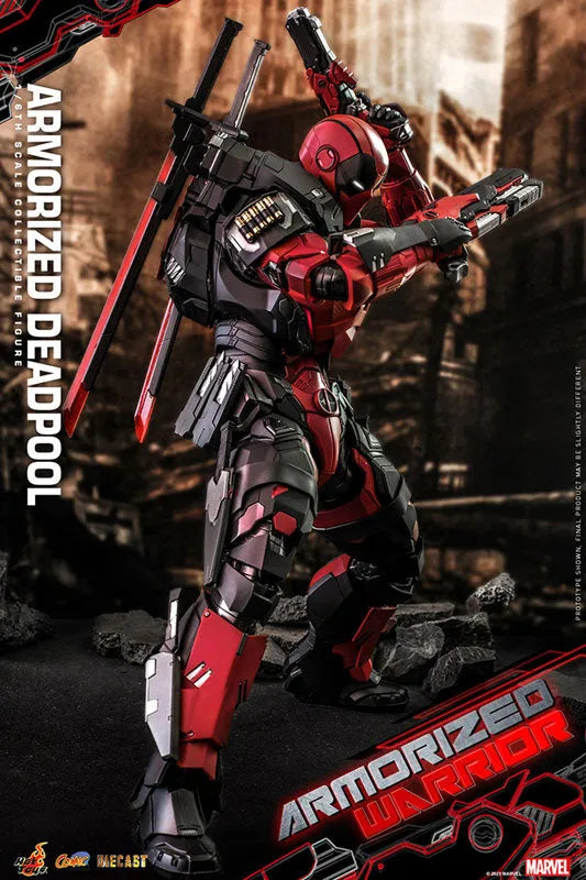 Deadpool - Comic Masterpiece Diecast - Marvel Comics - 1/6- Armorized Warrior Collection - Armorized Deadpool (Hot Toys)ㅤ – Hot Toys – ActionFigureBrasil