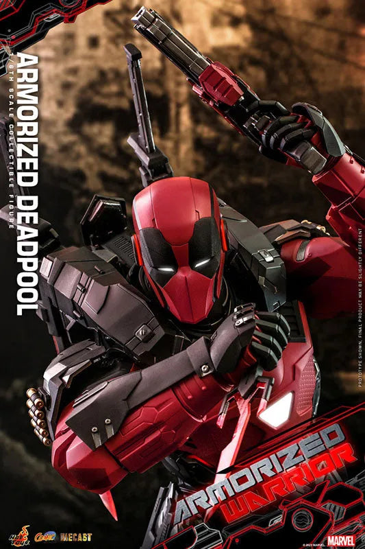 Deadpool - Comic Masterpiece Diecast - Marvel Comics - 1/6- Armorized Warrior Collection - Armorized Deadpool (Hot Toys)ㅤ – Hot Toys – ActionFigureBrasil