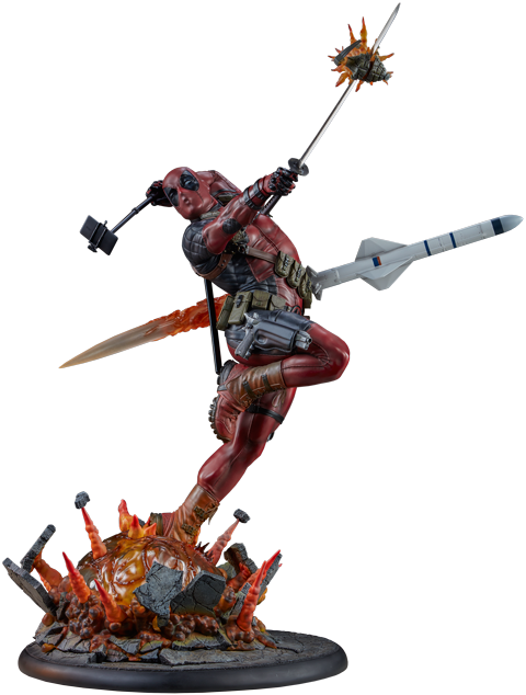 Deadpool Heat-Seeker - LIMITED EDITION: 2500 (Exclusive) – Sideshow Collectibles – ActionFigure Brasil