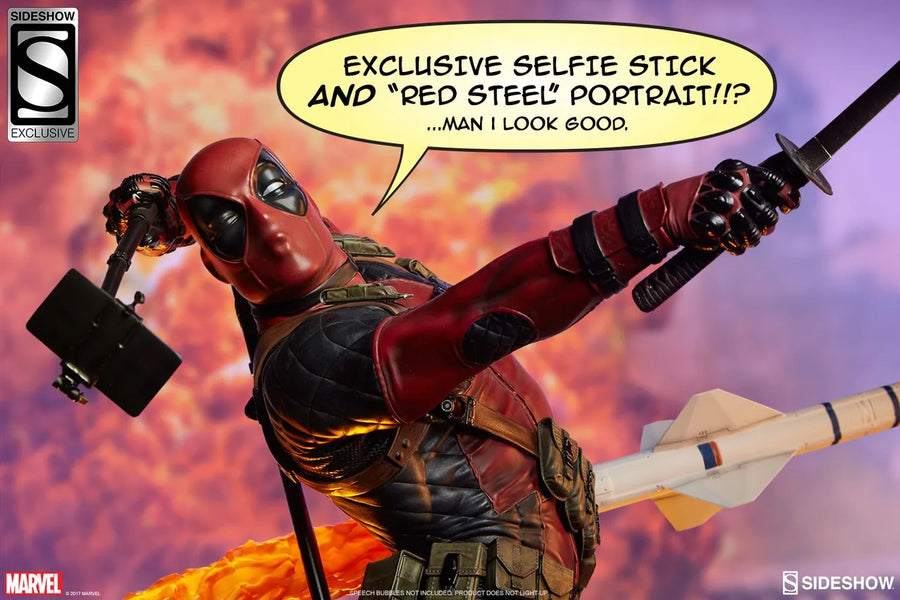 Deadpool Heat-Seeker - LIMITED EDITION: 2500 (Exclusive) – Sideshow Collectibles – ActionFigure Brasil