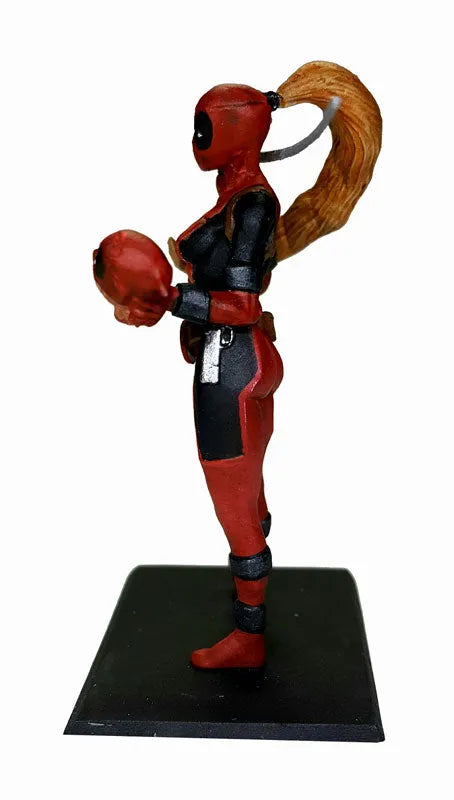 Deadpool - Lady Deadpool with Headpool 1/32 Metal Miniature 408164ㅤ – Factory Entertainment – ActionFigureBrasil