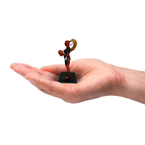 Deadpool - Lady Deadpool with Headpool 1/32 Metal Miniature 408164ㅤ – Factory Entertainment – ActionFigureBrasil