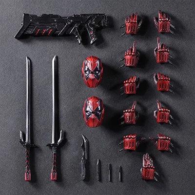 Deadpool - Play Arts Kai - Variant Play Arts Kai (Square Enix)ㅤ – Square Enix – ActionFigureBrasil — ângulo diferente
