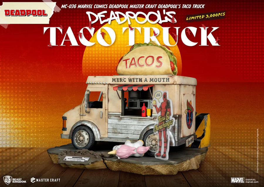Deadpool's Taco Truck - LIMITED EDITION: 3000 – Beast Kingdom – ActionFigure Brasil