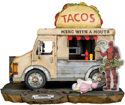 Deadpool's Taco Truck - LIMITED EDITION: 3000 – Beast Kingdom – ActionFigure Brasil — acessórios
