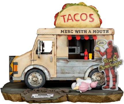 Deadpool's Taco Truck - LIMITED EDITION: 3000 – Beast Kingdom – ActionFigure Brasil