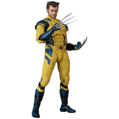 Deadpool & Wolverine - Wolverine - Mafex (No.285) (Medicom Toy)ㅤ – Medicom Toy – ActionFigureBrasil — com base expositora