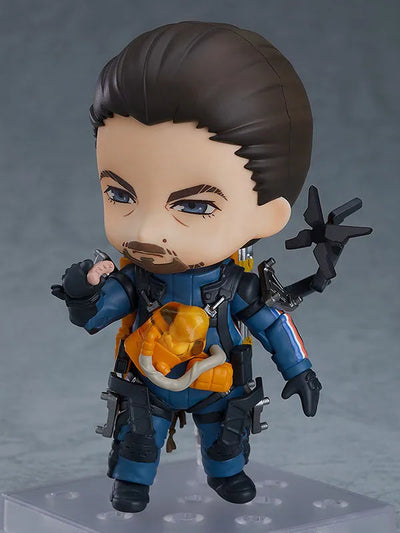 Death Stranding - Sam Bridges - Nendoroid #1282-DX - Great Deliverer Ver. (Good Smile Company)ㅤ – Good Smile Company – ActionFigureBrasil — com base expositora