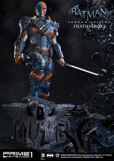 Deathstroke (Exclusive Version) Batman: Arkham Origins – Prime1Studio – ActionFigure Brasil