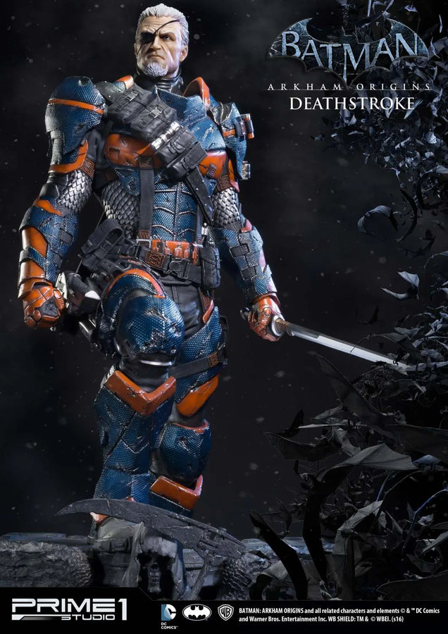 Deathstroke (Exclusive Version) Batman: Arkham Origins – Prime1Studio – ActionFigure Brasil