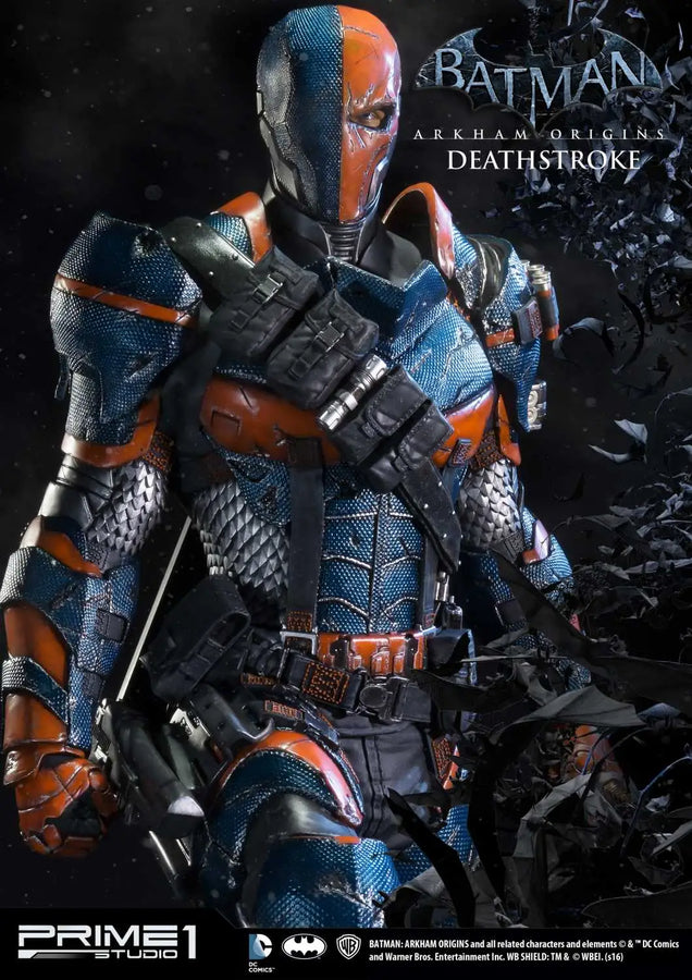 Deathstroke (Exclusive Version) Batman: Arkham Origins – Prime1Studio – ActionFigure Brasil