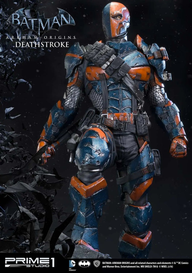 Deathstroke (Exclusive Version) Batman: Arkham Origins – Prime1Studio – ActionFigure Brasil