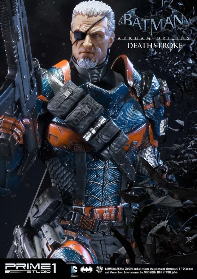 Deathstroke (Exclusive Version) Batman: Arkham Origins – Prime1Studio – ActionFigure Brasil