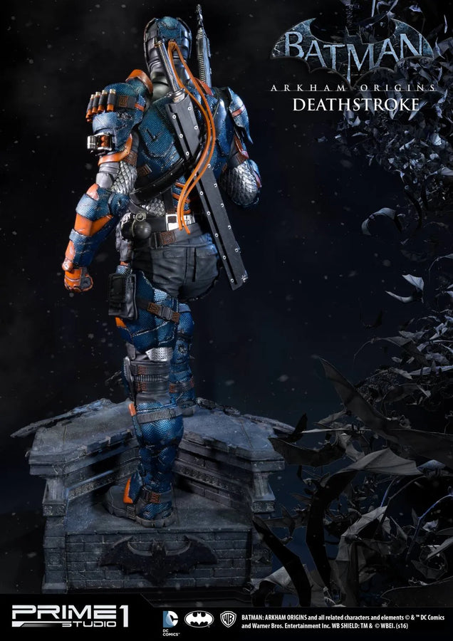 Deathstroke (Exclusive Version) Batman: Arkham Origins – Prime1Studio – ActionFigure Brasil