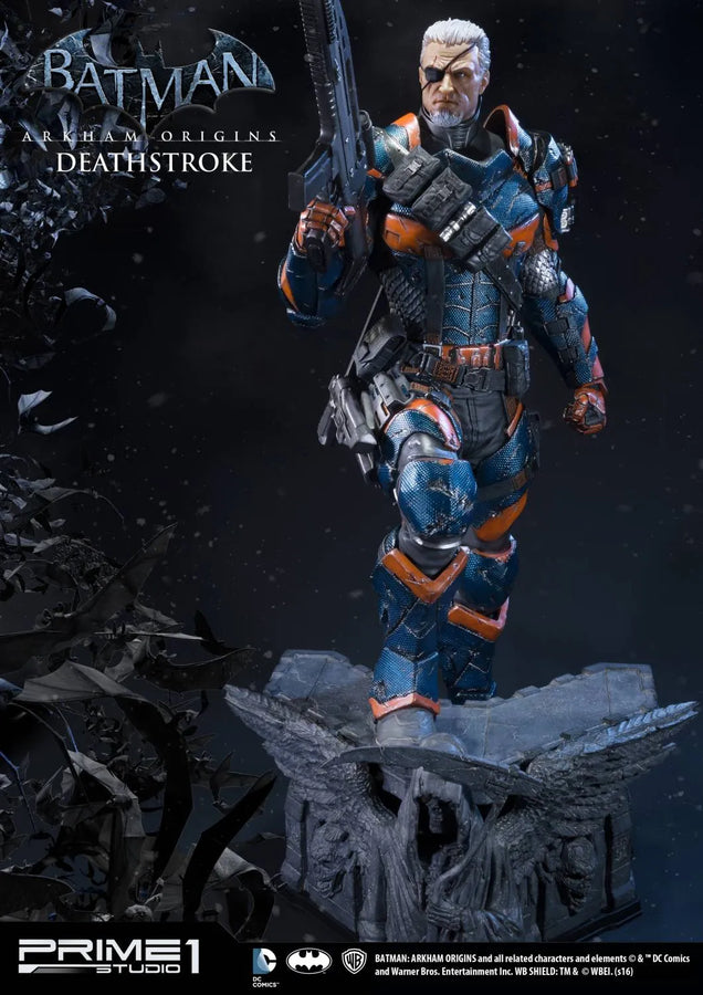 Deathstroke (Exclusive Version) Batman: Arkham Origins – Prime1Studio – ActionFigure Brasil